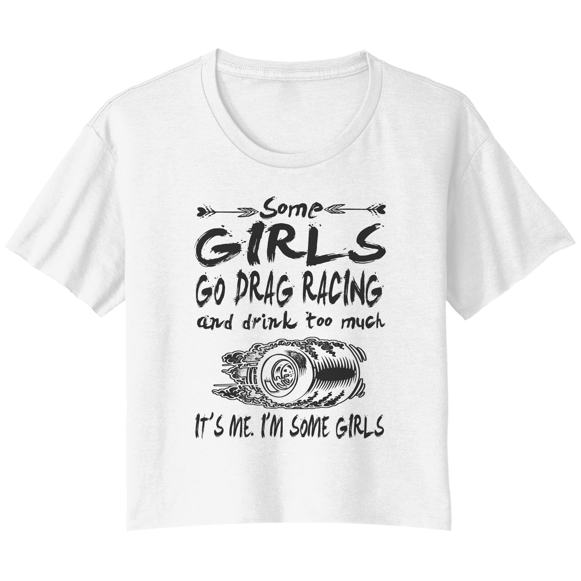 Drag racing women's t-shirts