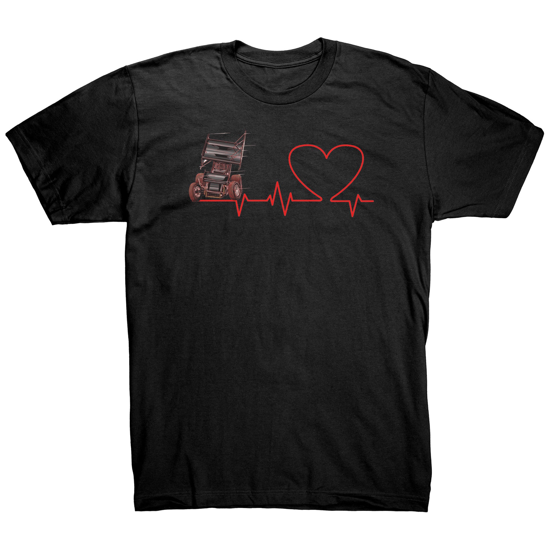 Sprint Car Heartbeat T-Shirts