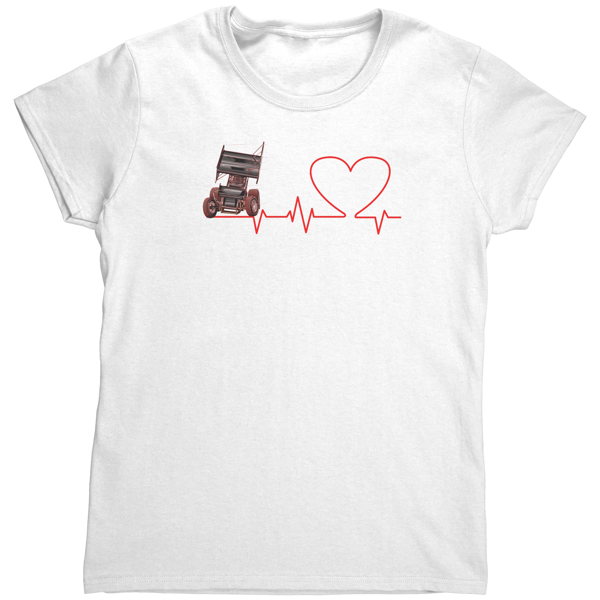 Sprint Car Heartbeat T-Shirts