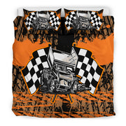Sprint_Car_Racing_Bedding_Set_Black_Dirt_Track_Bedroom_Decor_RIIMB