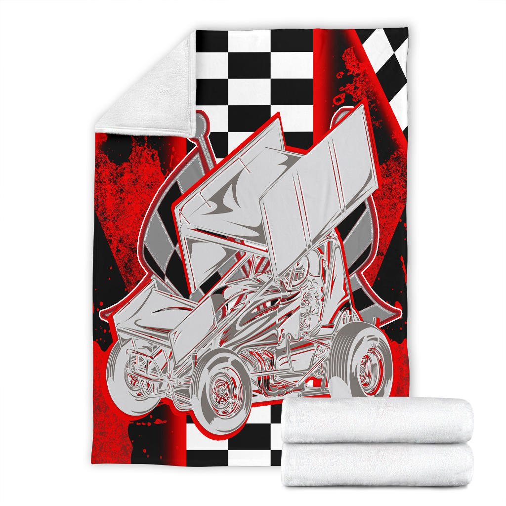 Sprint Car Racing Blanket
