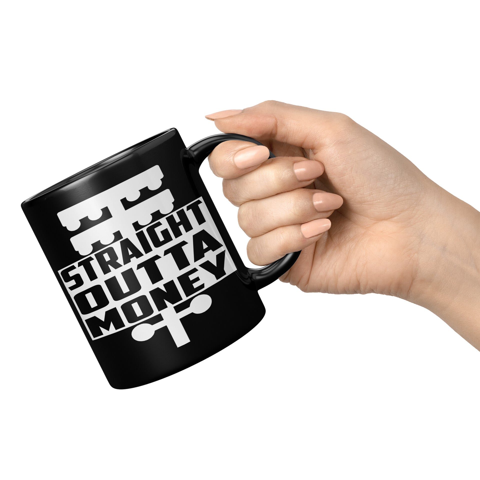 Straight Outta Money Drag Racing 11oz Mug