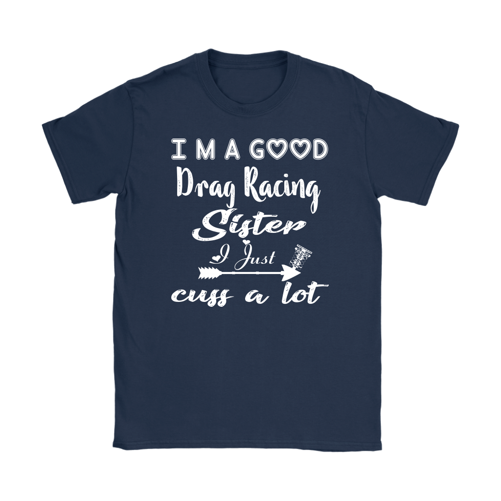 drag racing women's t-shirts