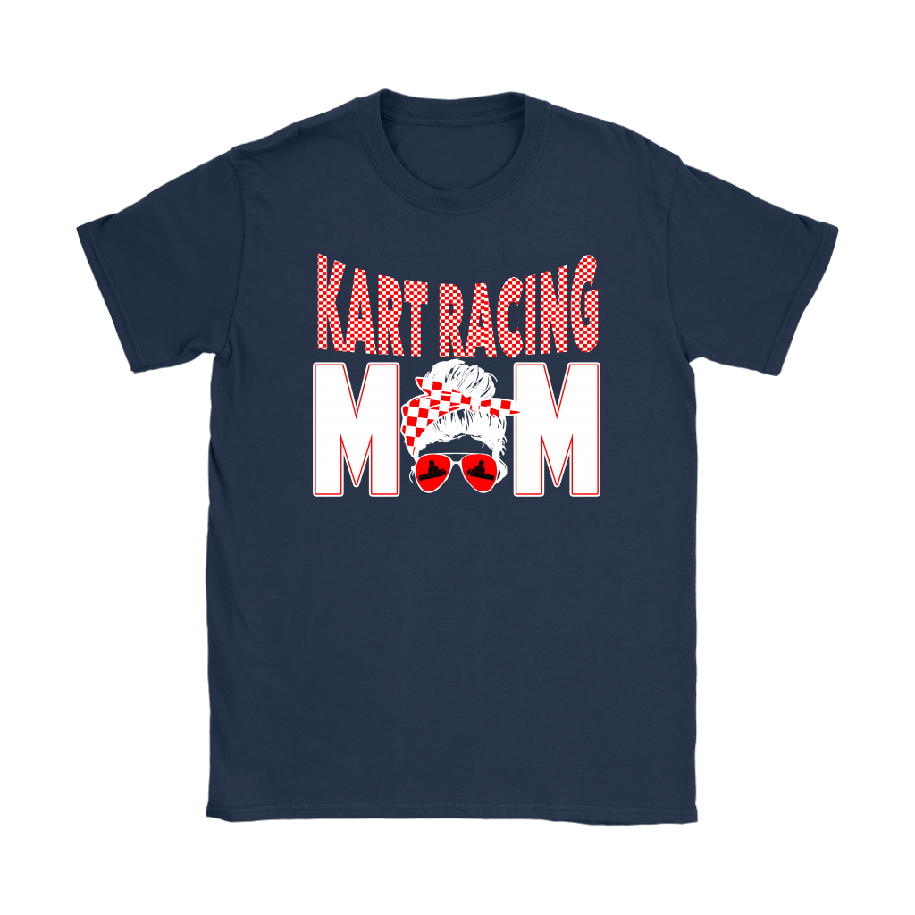 go kart racing mom t-shirts