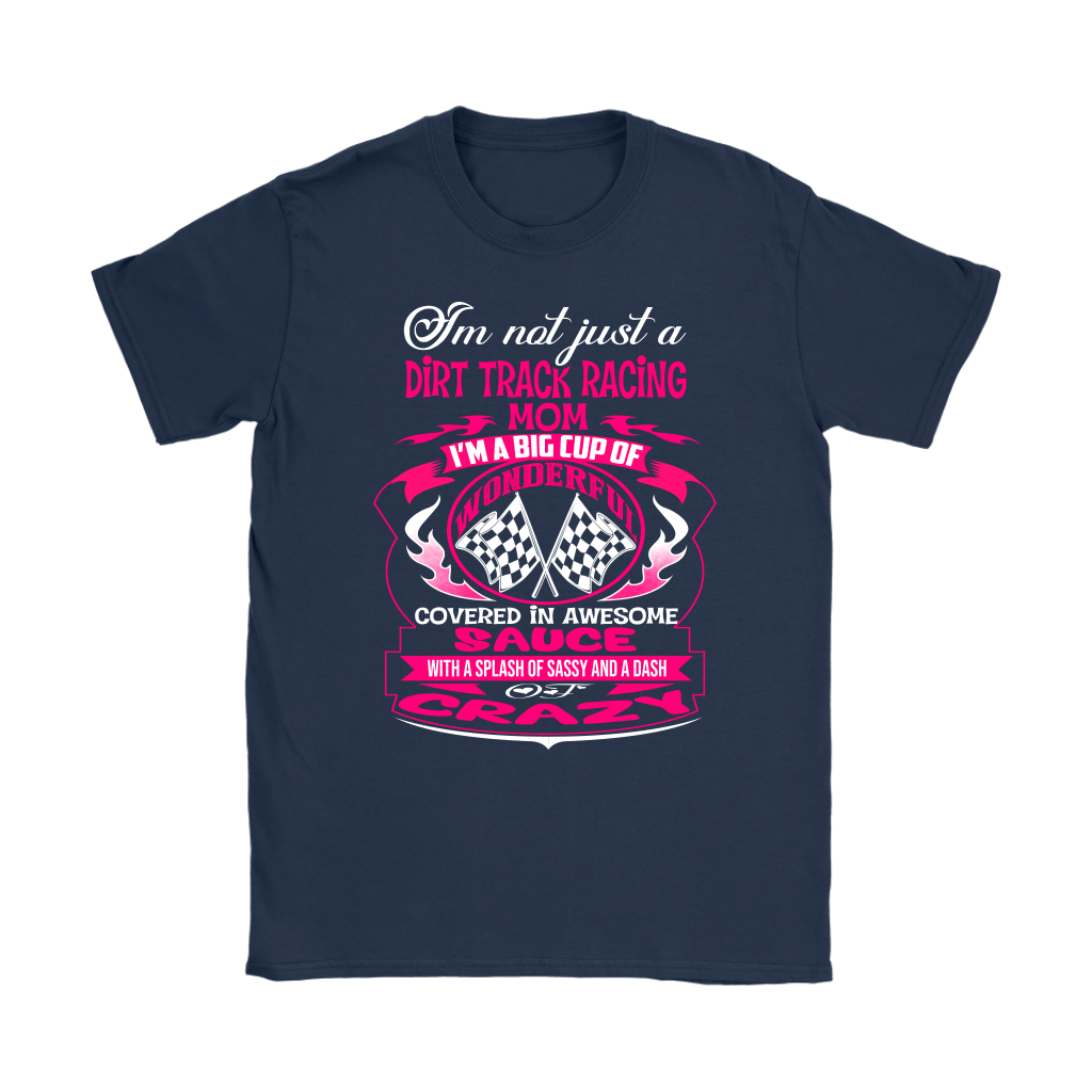dirt track racing mom t-shirts
