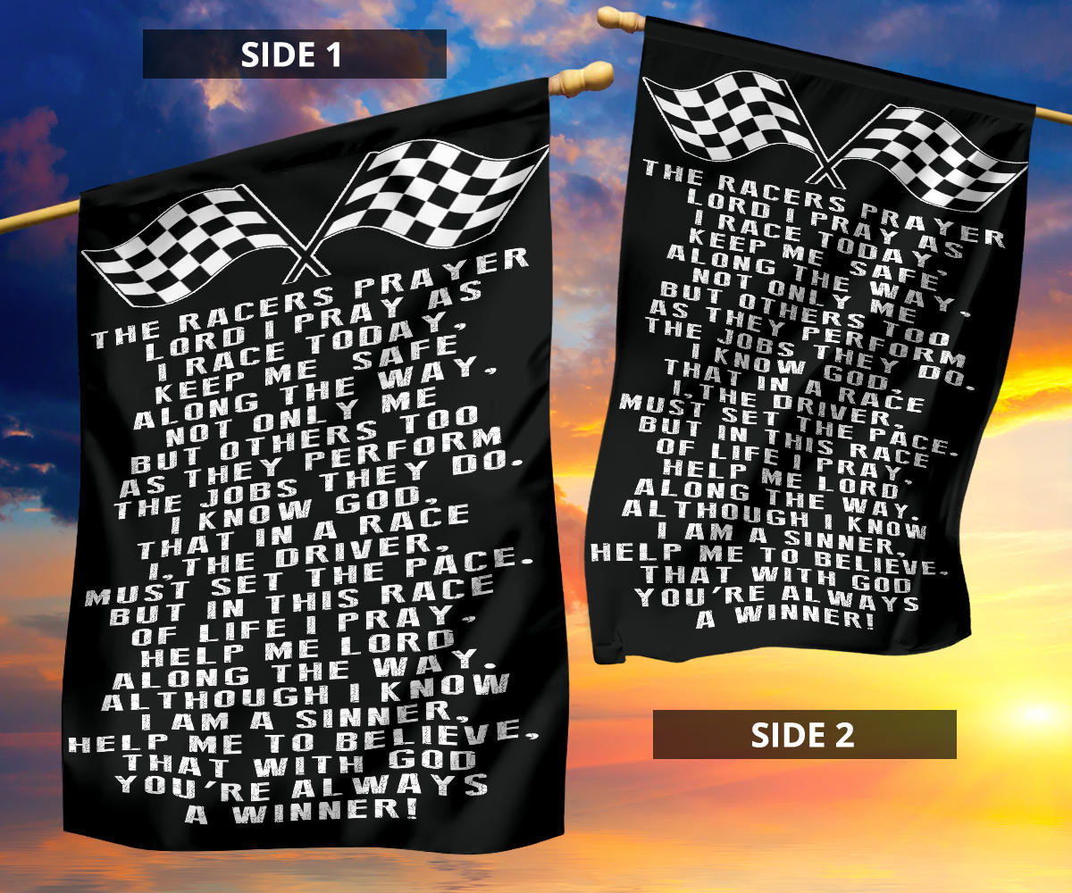 The Racer's Prayer Flag | Faith at the Heart of Race Day