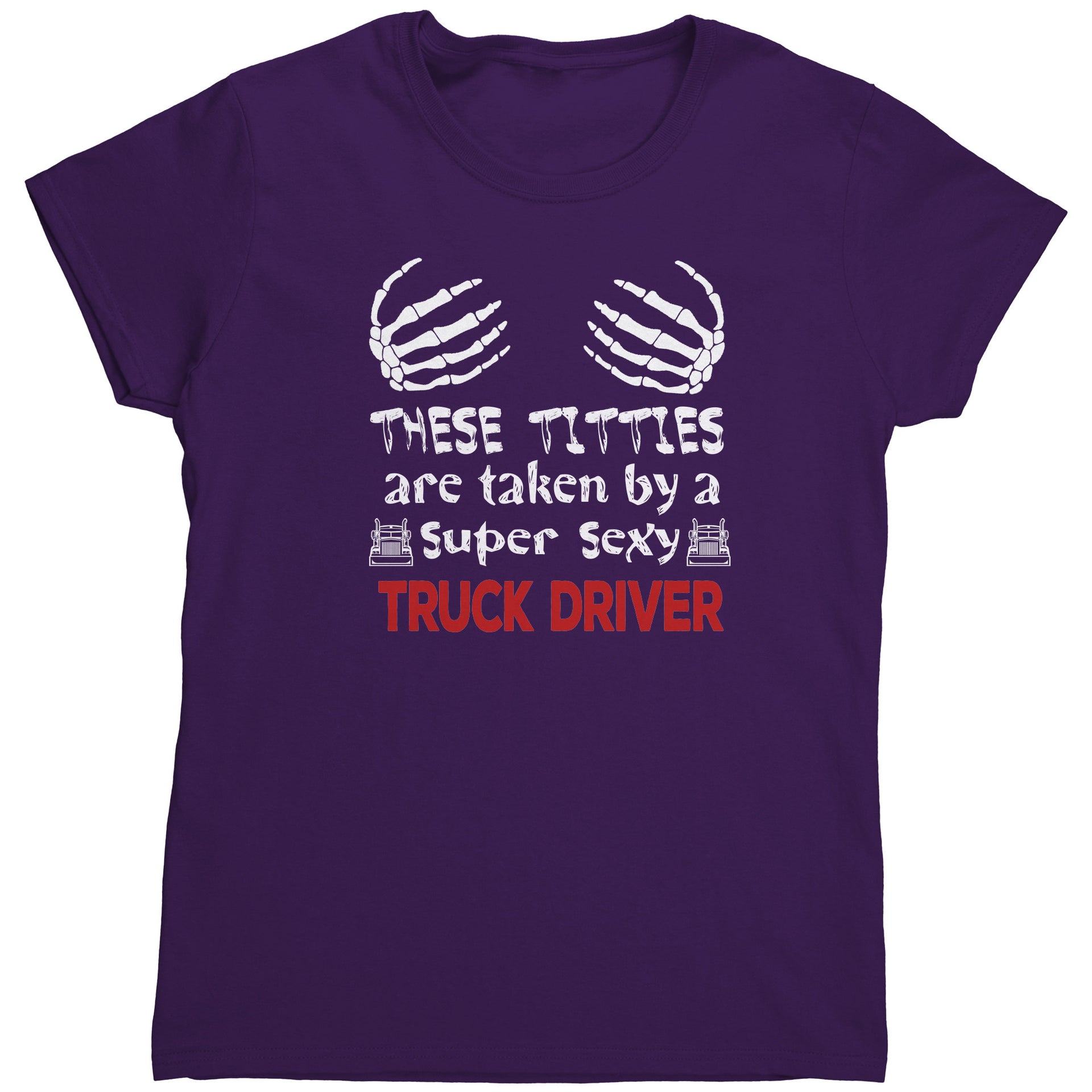 Truck Driver women's t-shirts