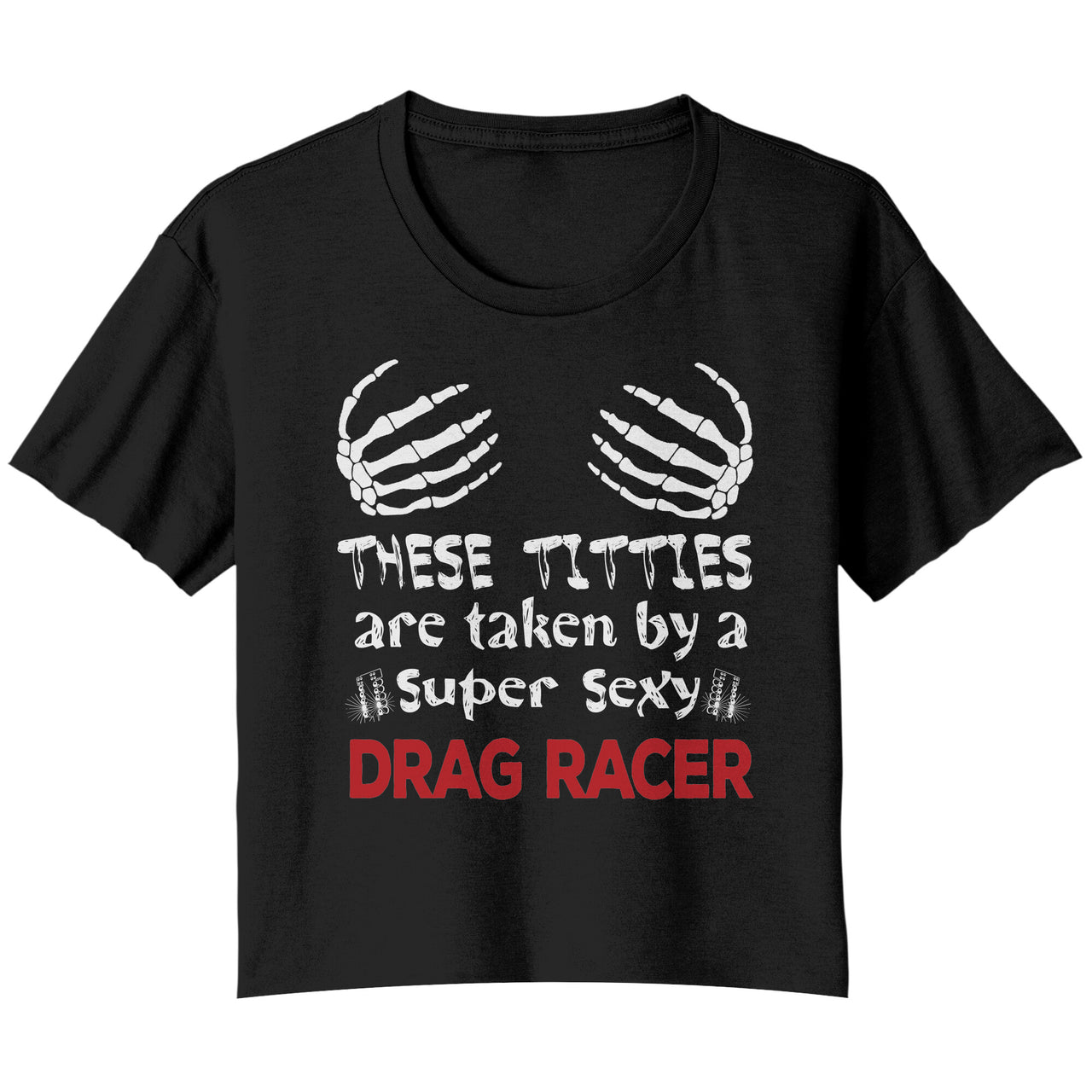 Drag racing women's t-shirts