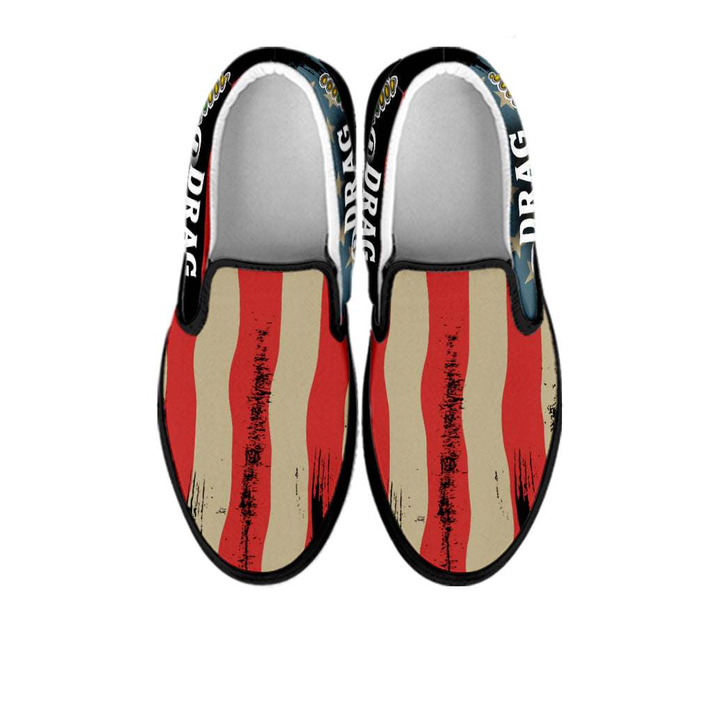 USA Drag Racing Slip On Shoes