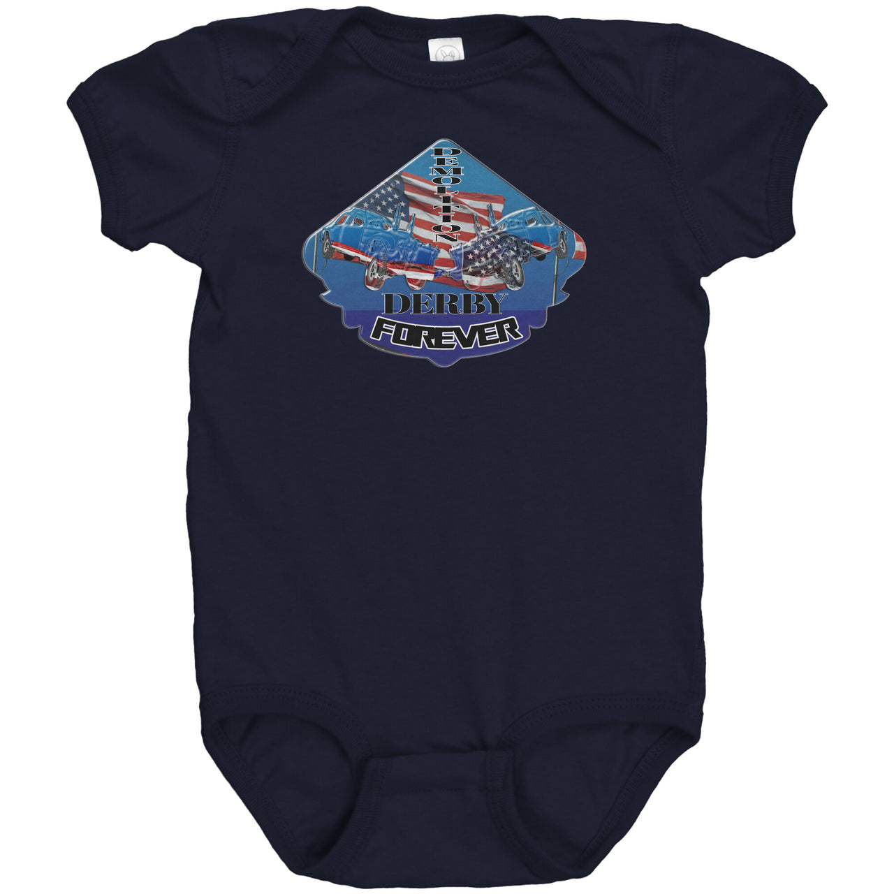 USA Demolition Derby Forever Baby T-shirts