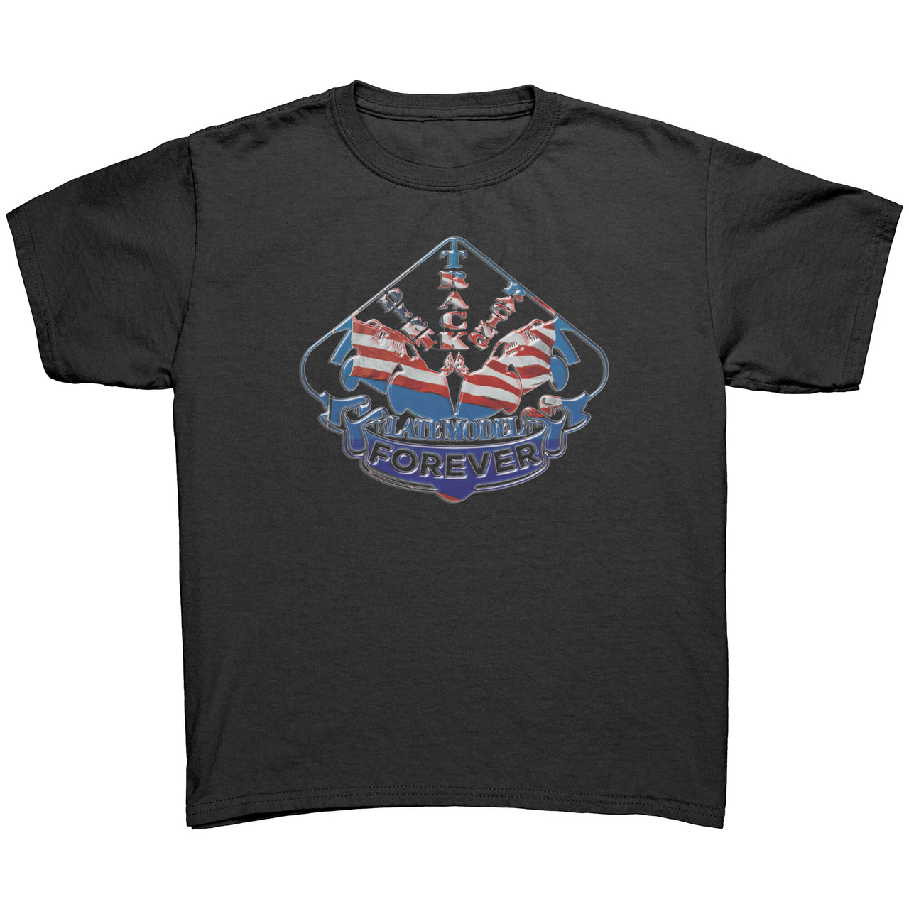 USA Dirt Racing Late Model Forever Youth T-shirts/Hoodies