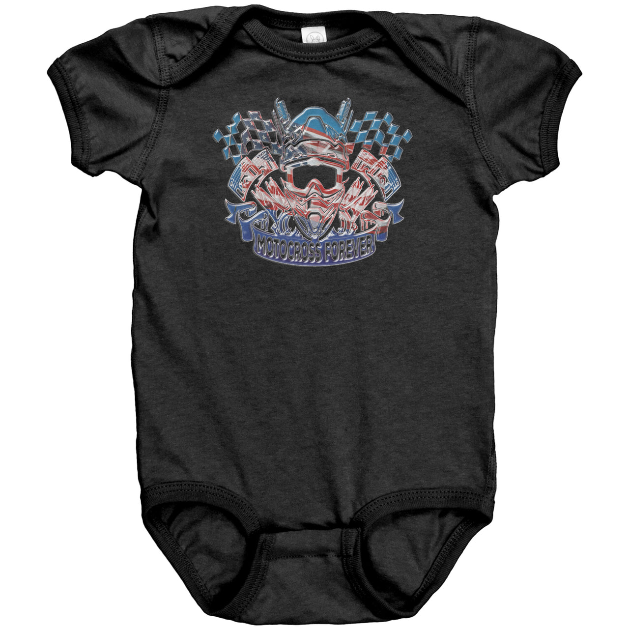 USA Motocross Forever Baby T-shirts