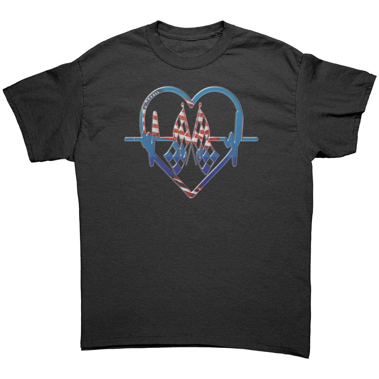 USA Racing Heartbeat T-Shirts