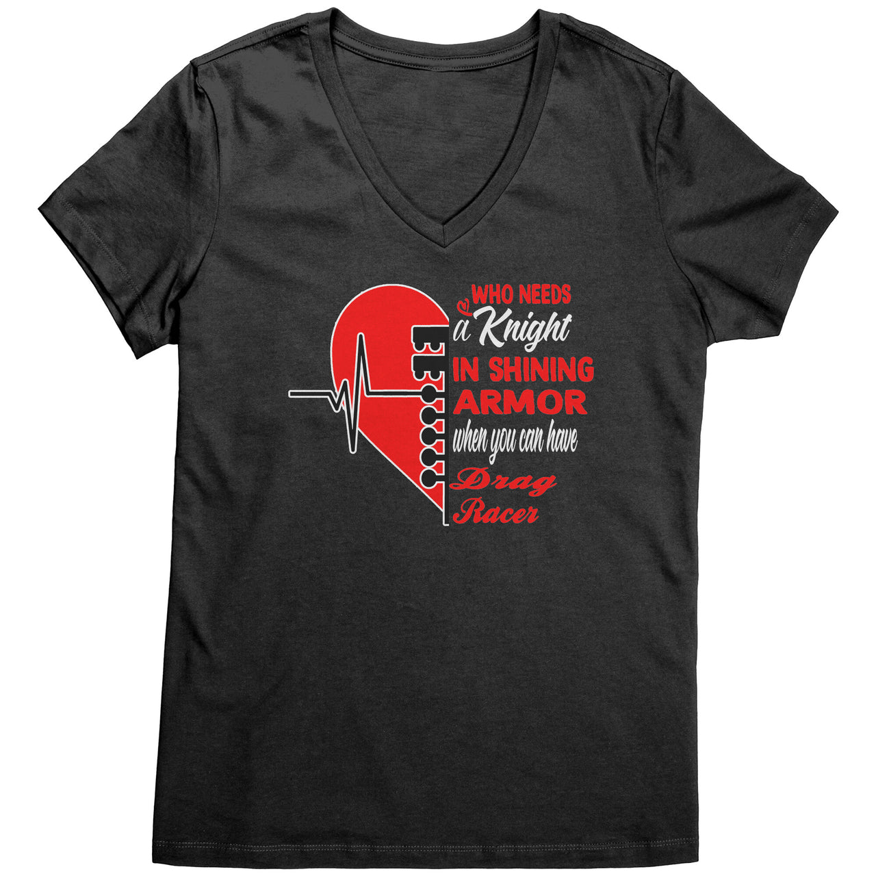 Drag racing women's t-shirts