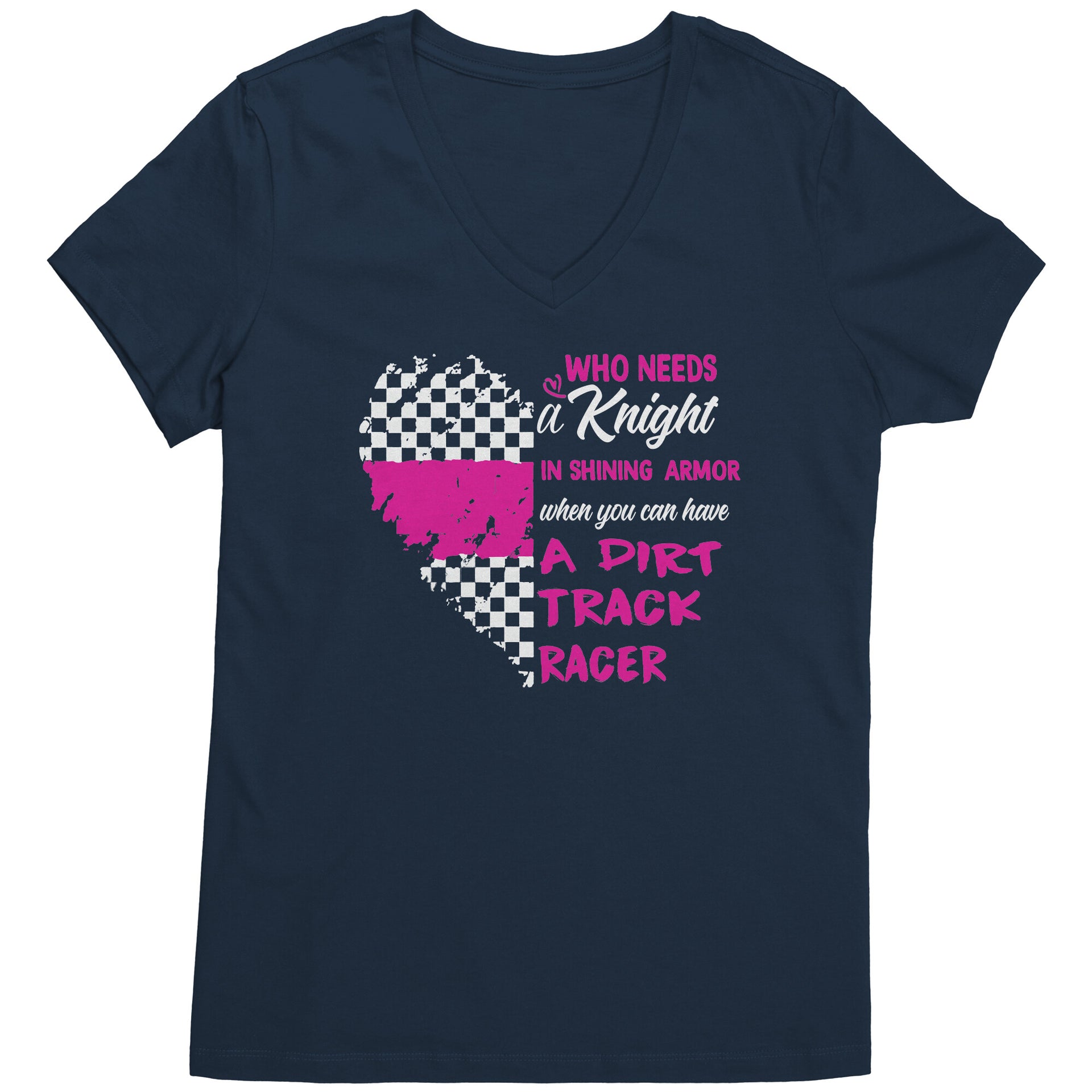 dirt racing women's t-shirts