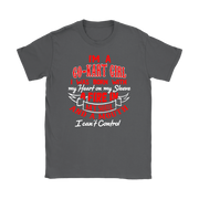 go kart racing girl t-shirts