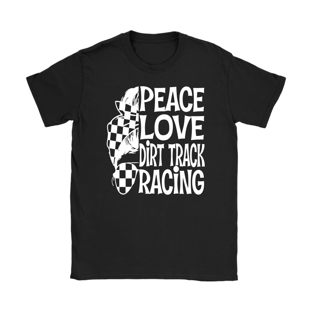 dirt track racing girl t-shirts