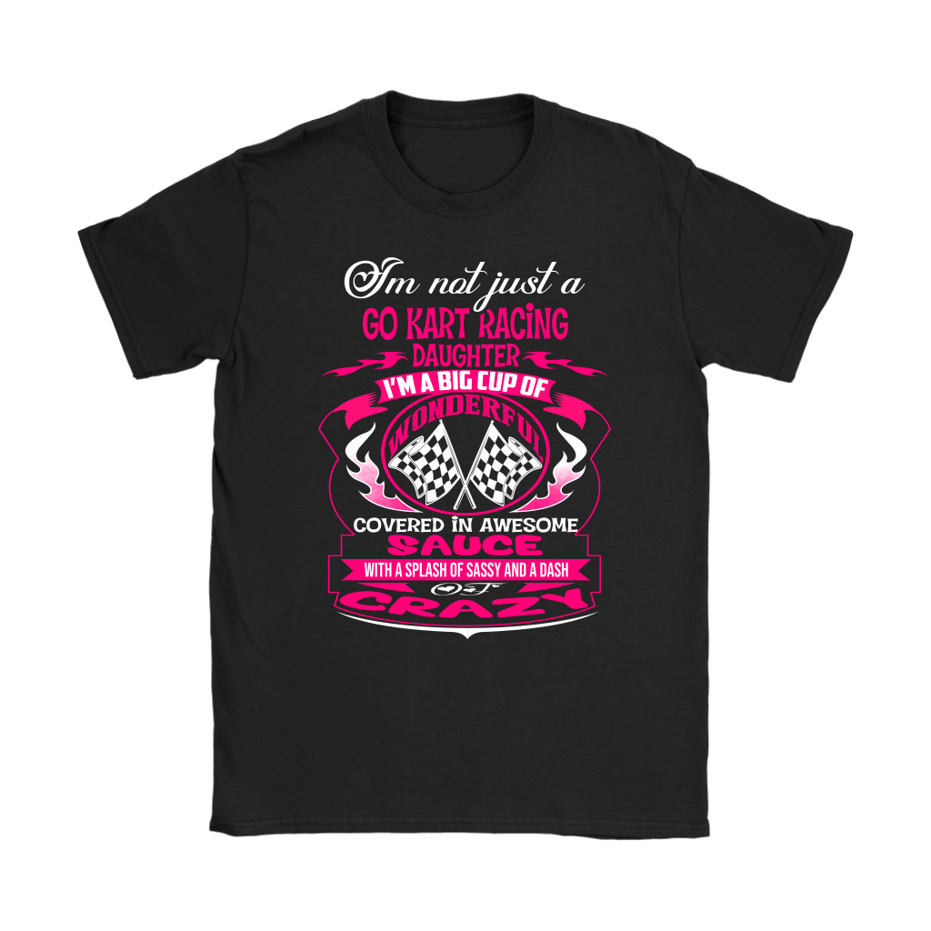 go kart racing daughter t-shirts