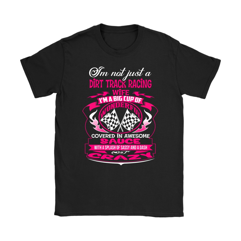 dirt track racing wife t-shirts