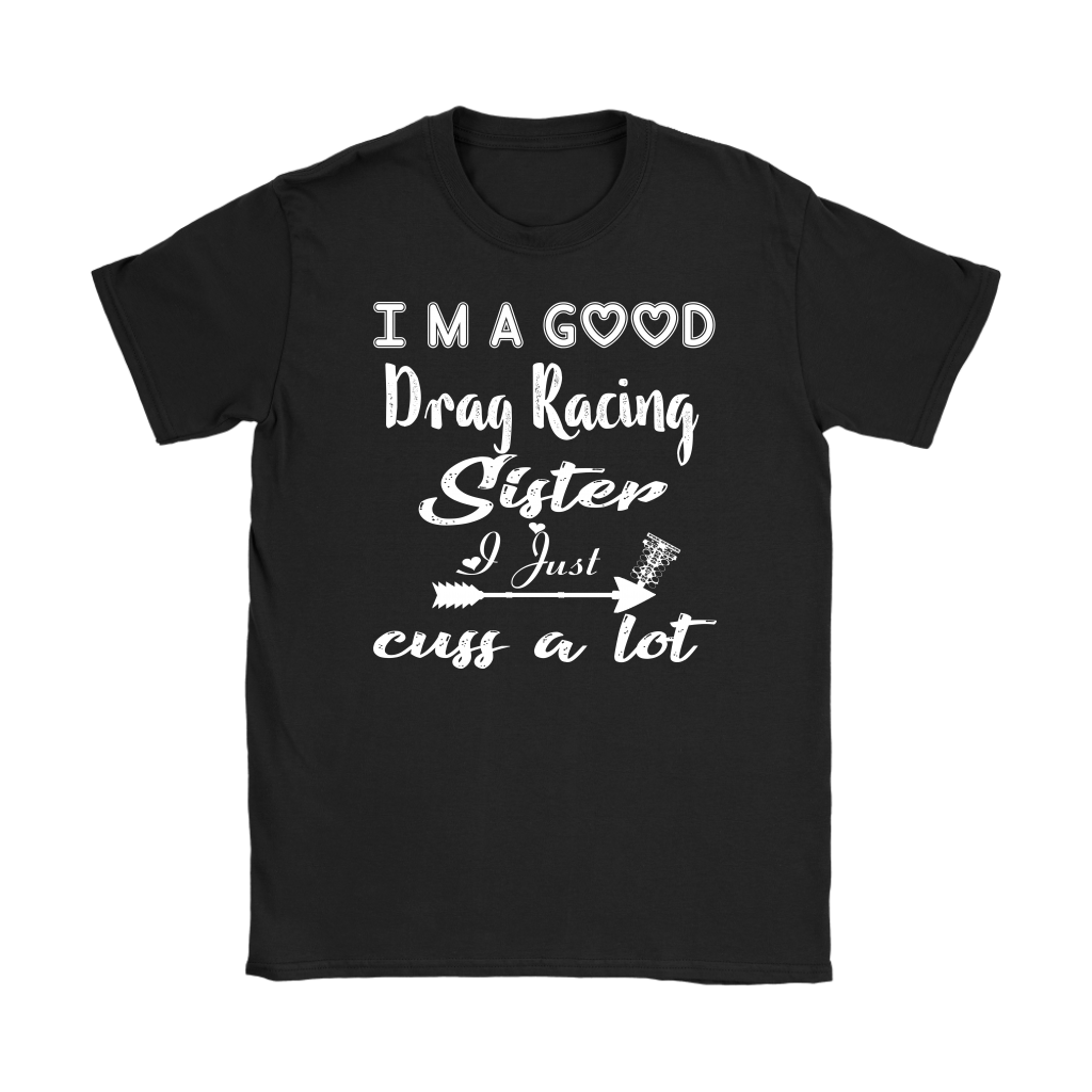 drag racing women's t-shirts