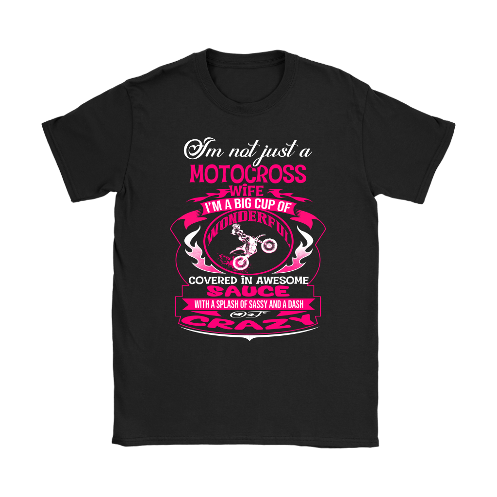 motocross wife t-shirts