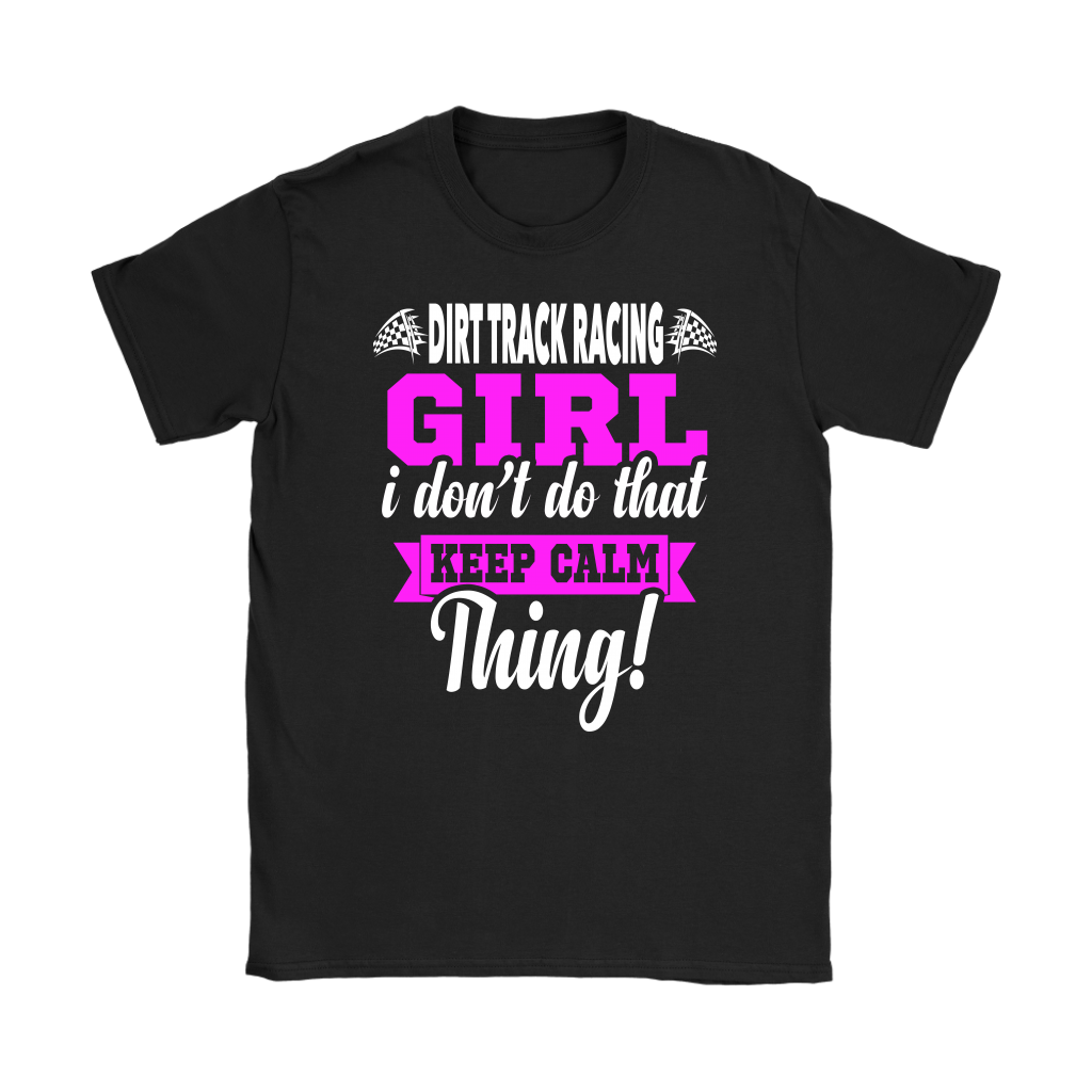 dirt track racing girl t-shirts