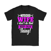 motocross wife t-shirts