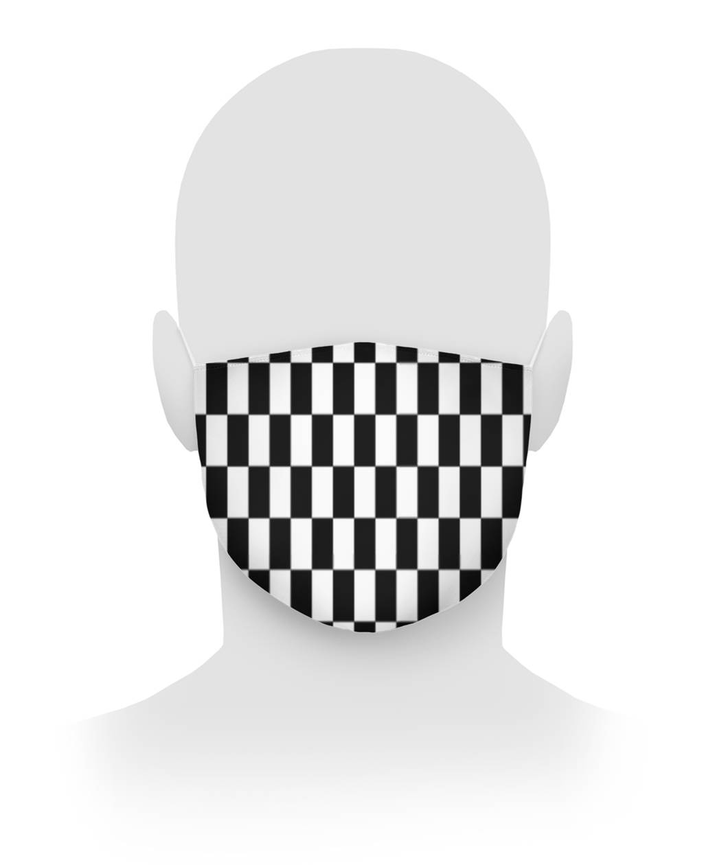 Racing Checkered Face Mask Cloth Face Mask