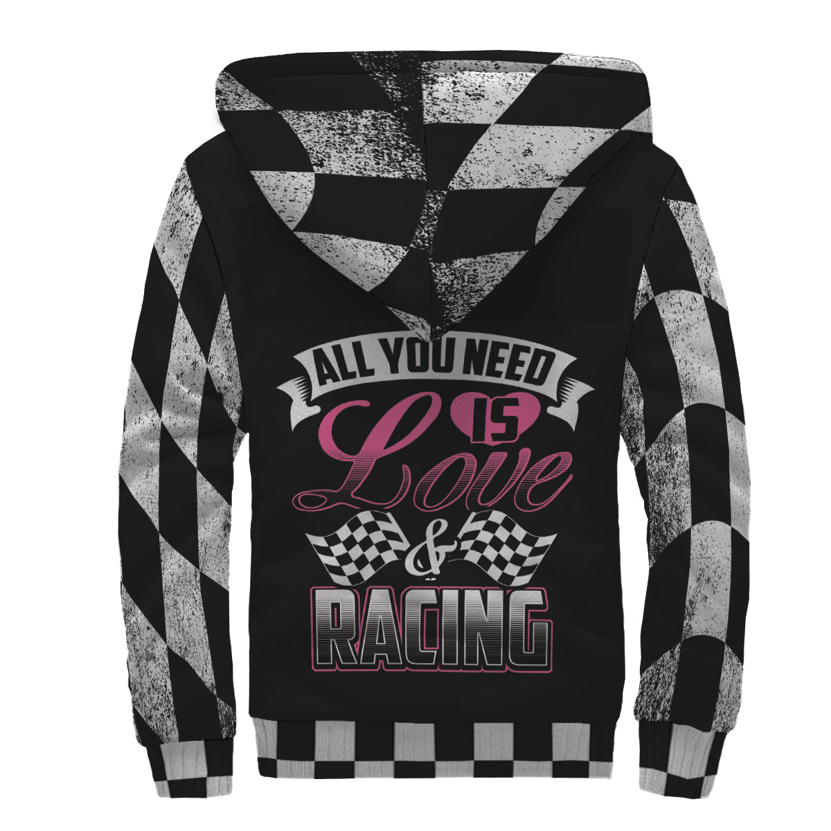 All You Need Is Love & Racing Sherpa Jacket