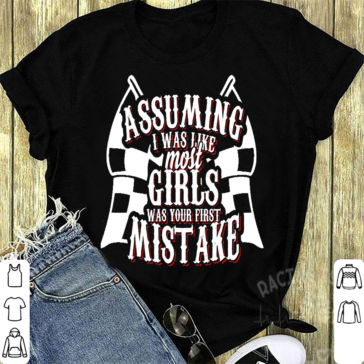 racing girl t shirt
