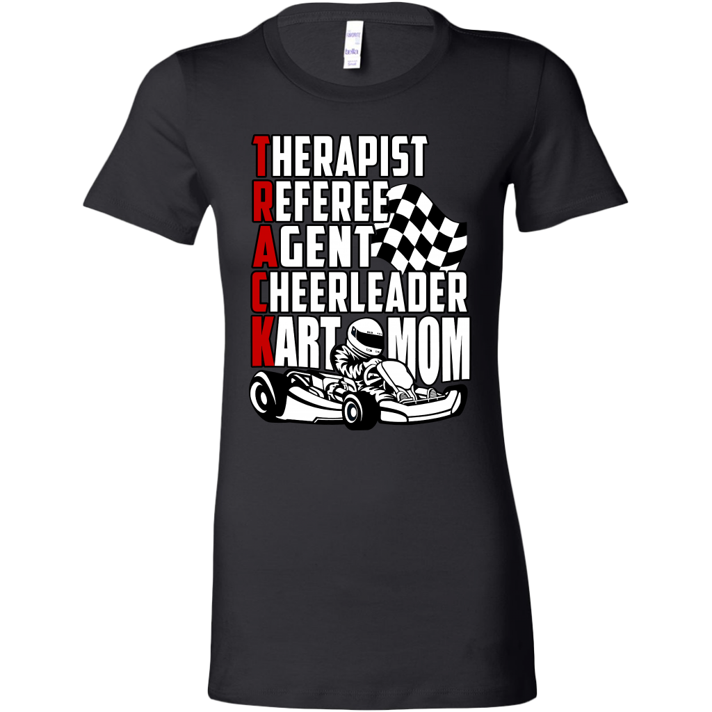 go Kart racing mom t-shirts