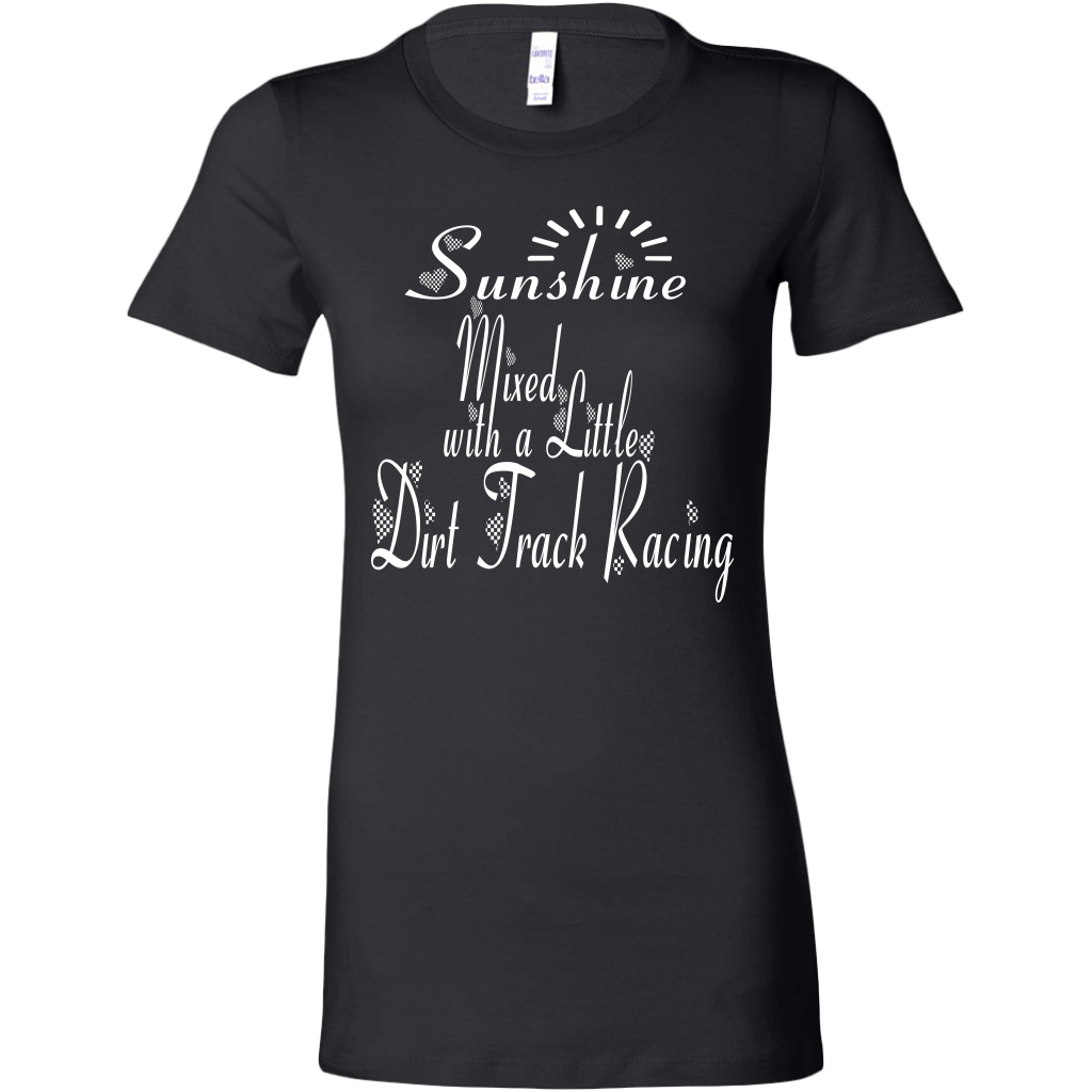 dirt racing girl t-shirts