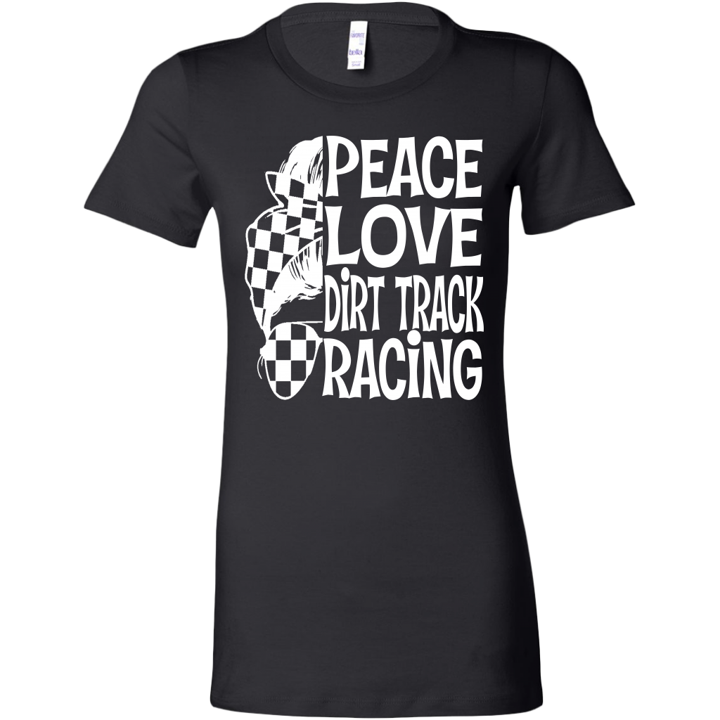 dirt track racing girl t-shirts