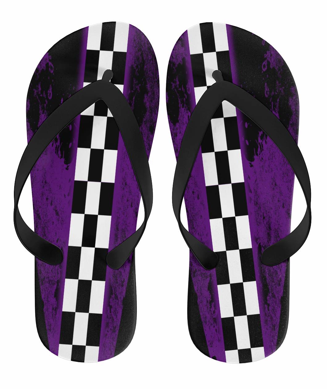 Racing Flip Flops Purple