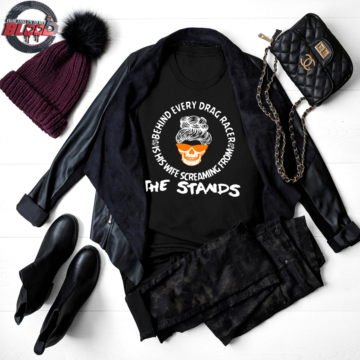 Drag Racing Wife t-shirts