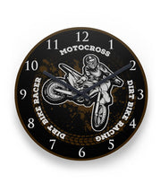 Dirt Bike Racing Round Wall Clock