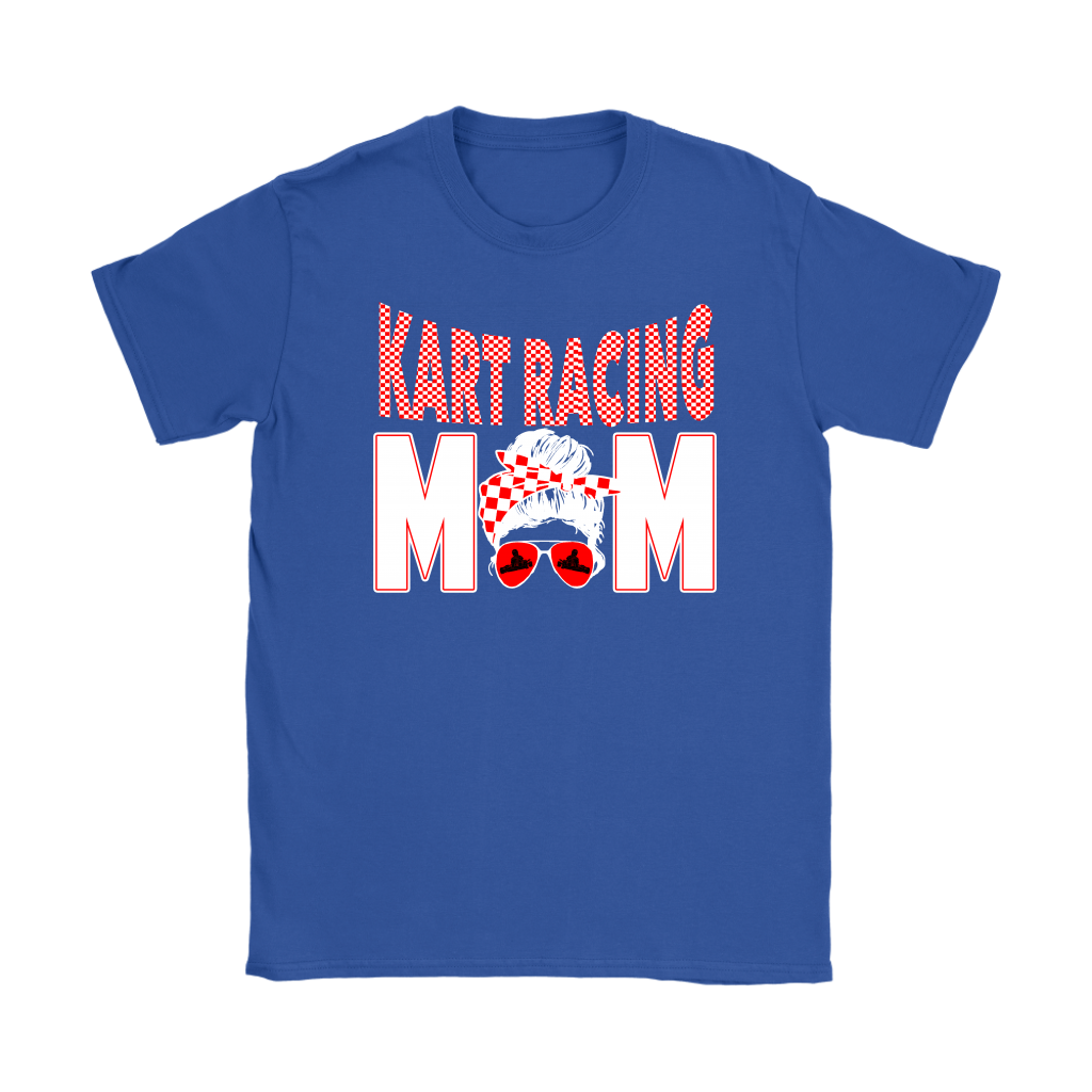 go kart racing mom t-shirts