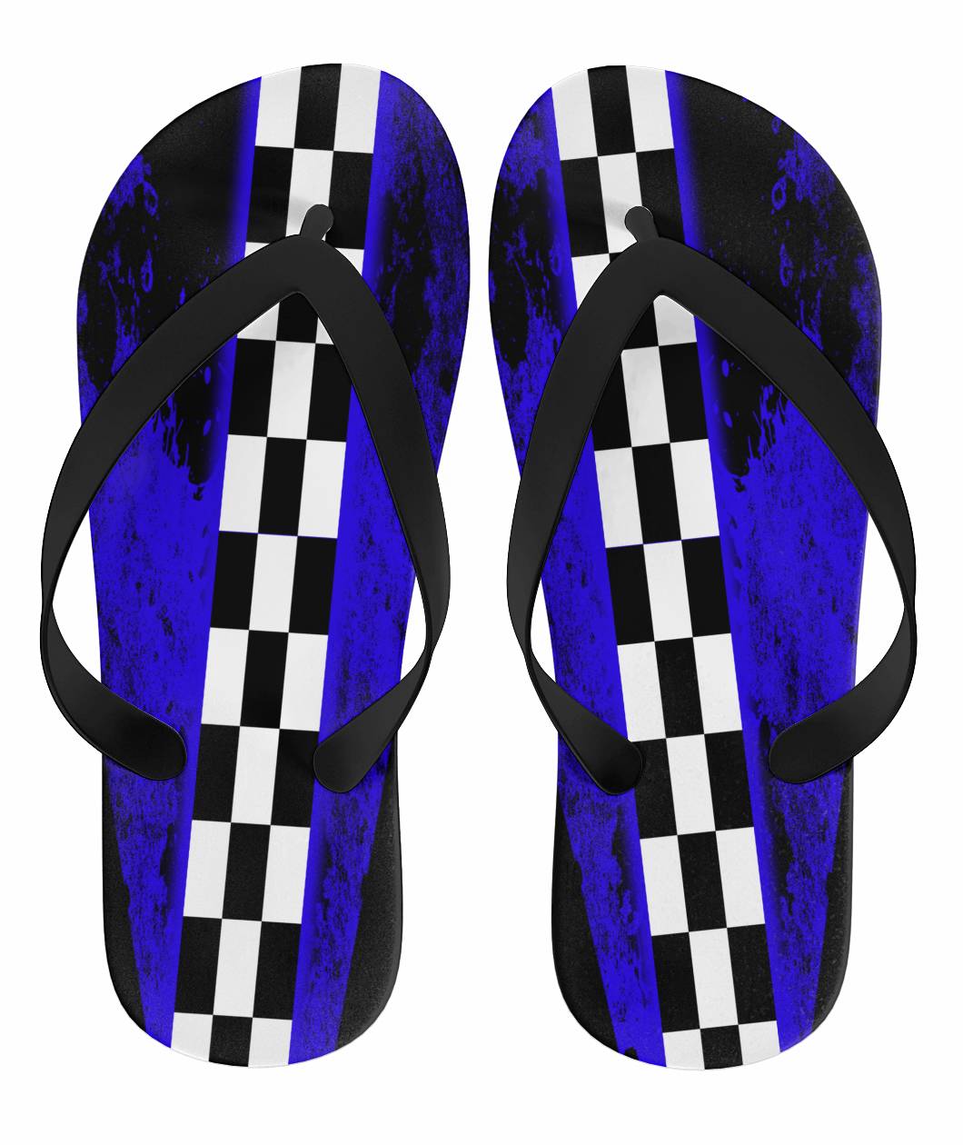 Racing Flip Flops Blue