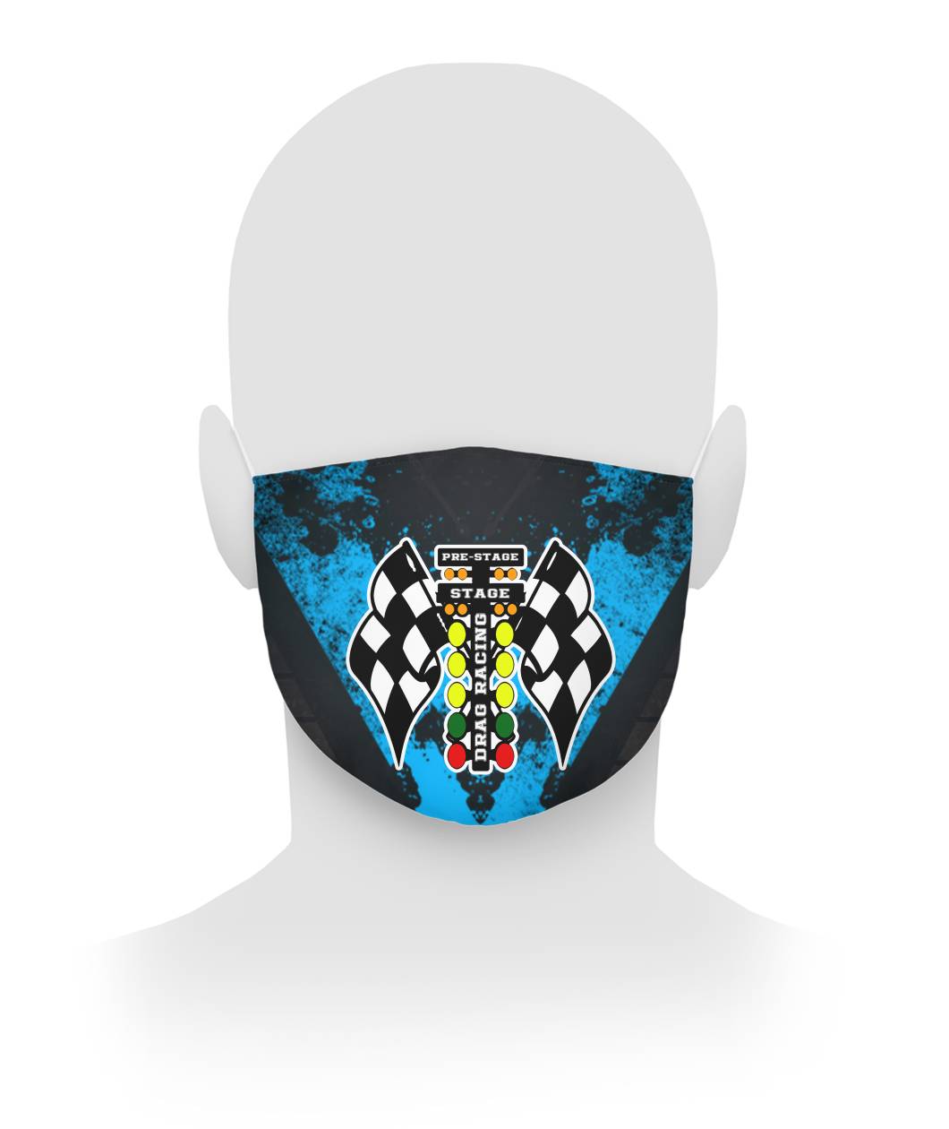 Drag Racing Face Mask RBCBV Cloth Face Mask