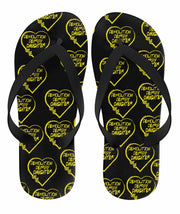 Demolition Derby Daughter Heart Flip Flops