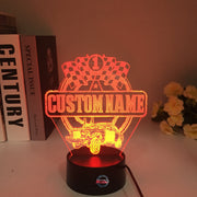 Custom Demolition Derby Car 3D Led Lamp