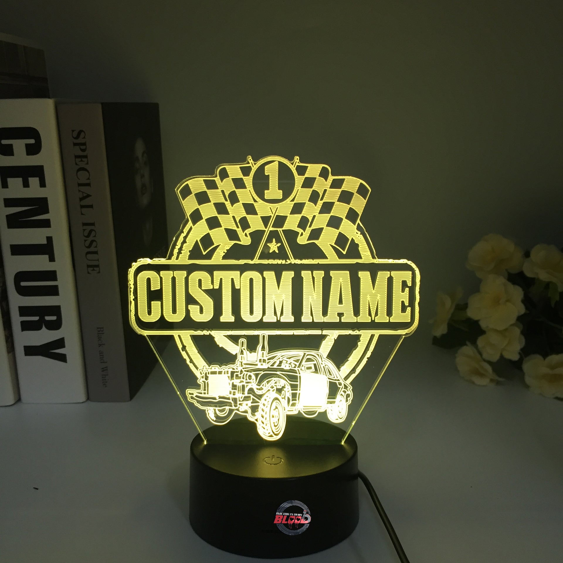 Custom Demolition Derby Car 3D Led Lamp