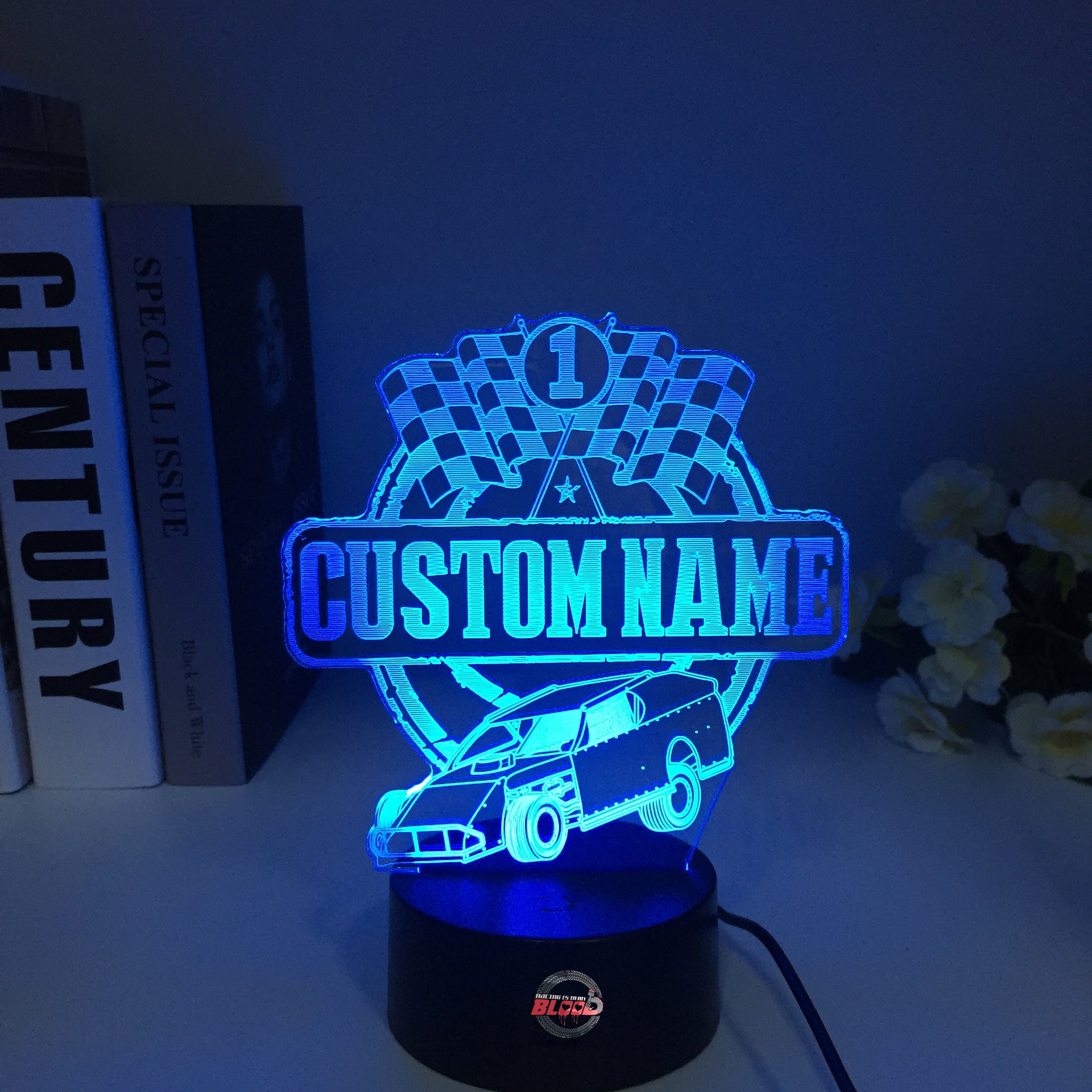 Custom Dirt Modified 3D Led Lamp