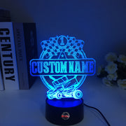 Custom Sprint Car 3D Led Lamp