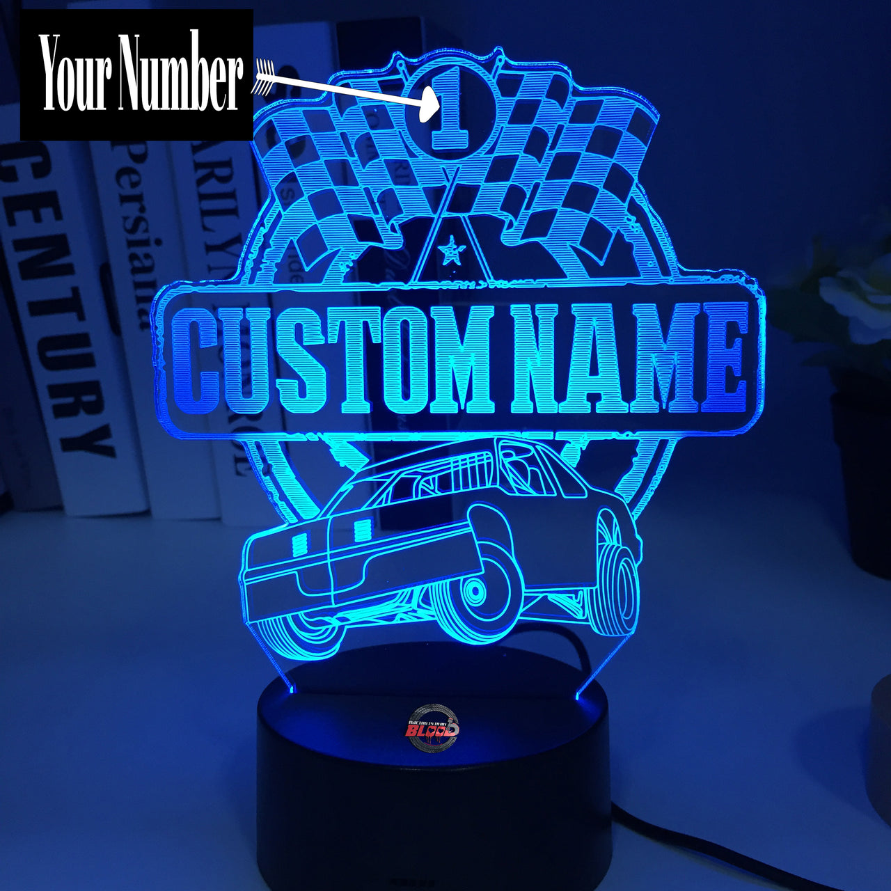 Custom Street Stock 3D Led Lamp