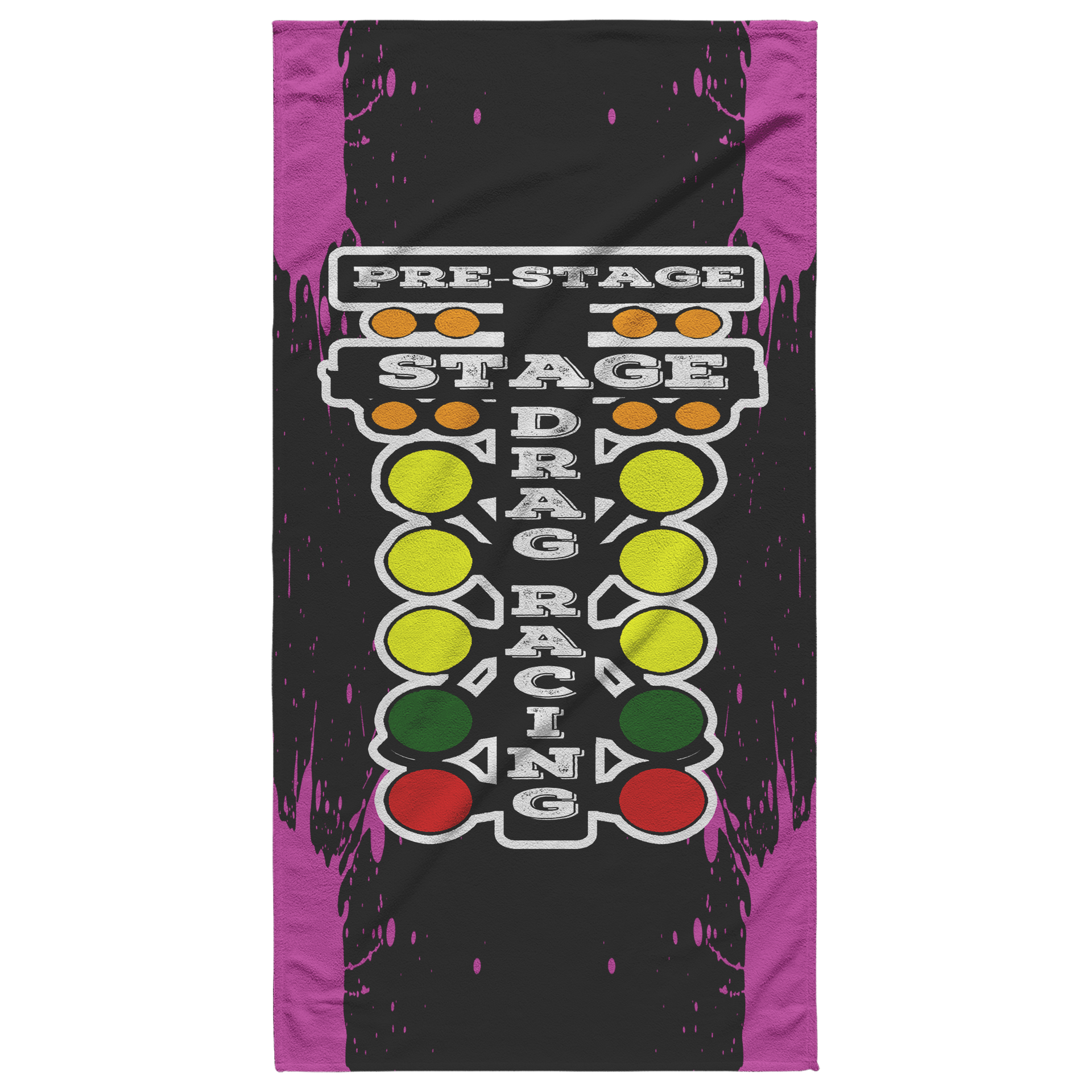 Drag Racing Beach Towel 