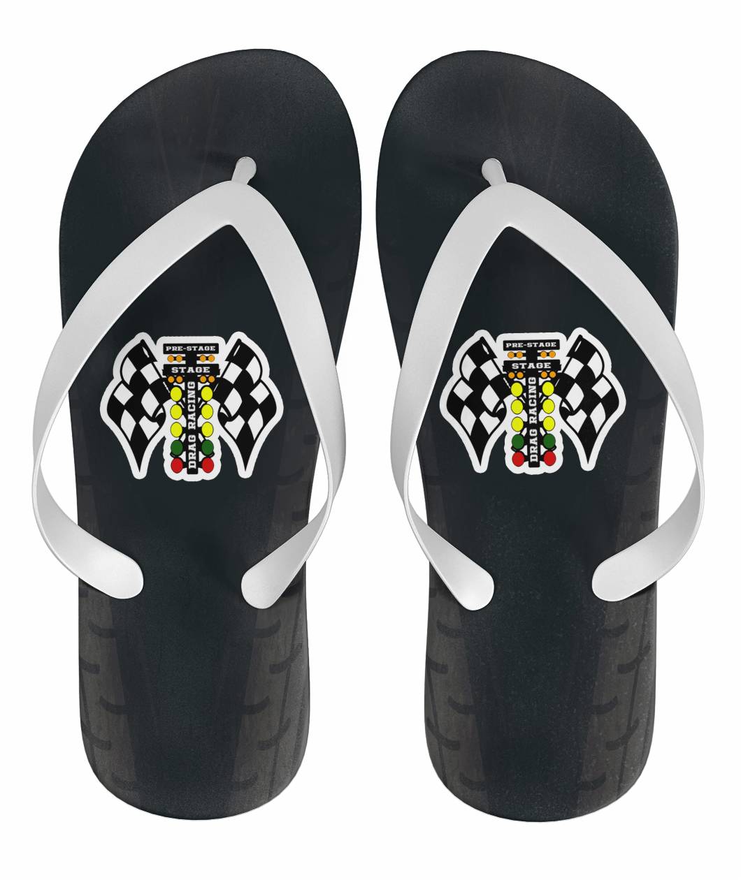 Drag Racing Flip Flops