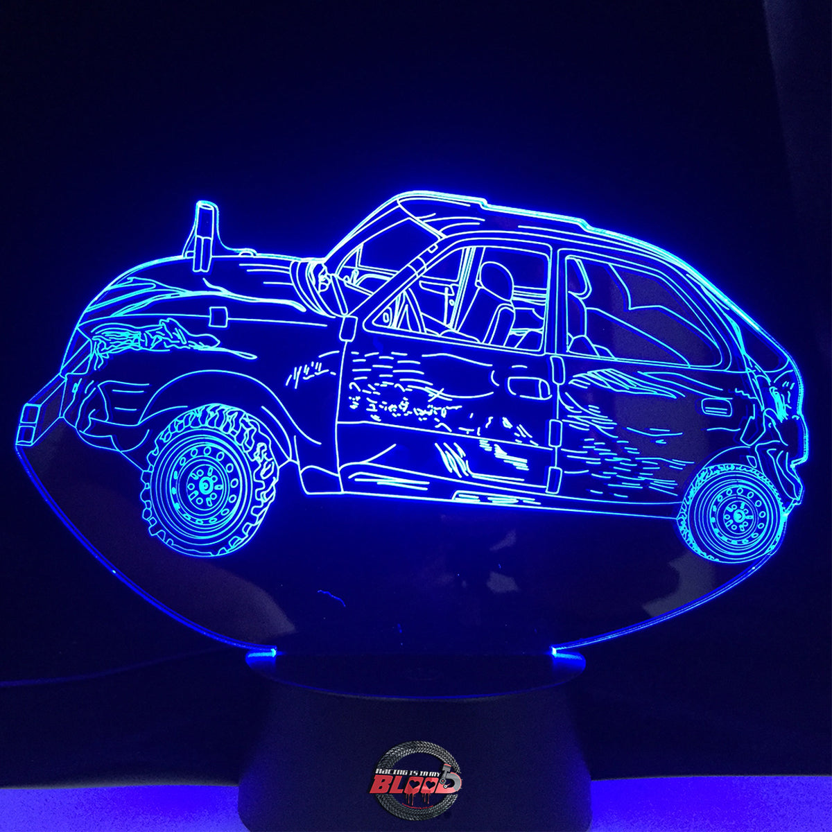 Demolition Derby Car Led Lamp