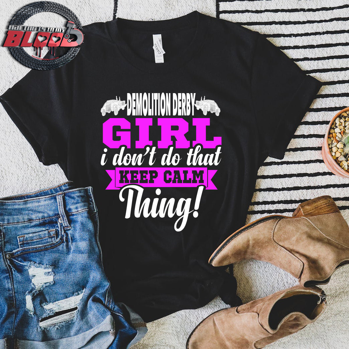 Demolition Derby Girl T-Shirts