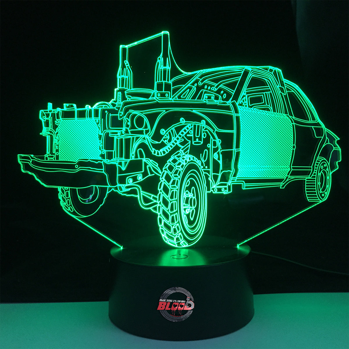 Demolition Derby Car 3D Led Lamp